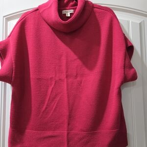 Women's Pink Turtleneck Sweater